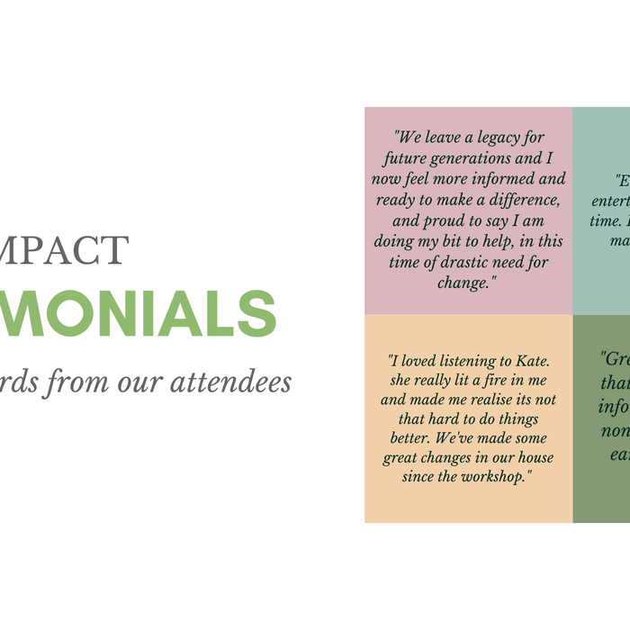 Testimonials - Kind words from our attendees