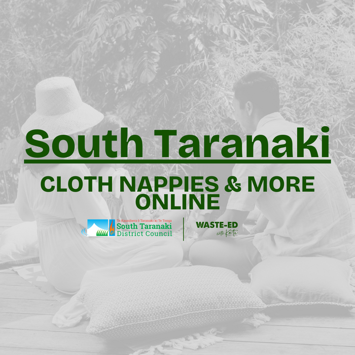 South Taranaki District, Online "Cloth Nappies, Parenting, & More" Course - Includes a $80 Cloth Nappy Pack