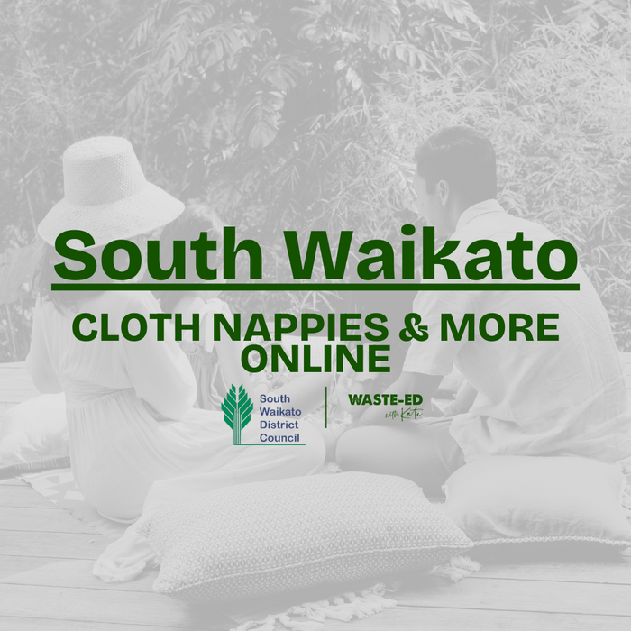 South Waikato - Online "Cloth Nappies & More" Course - Includes a $80 Gift bag